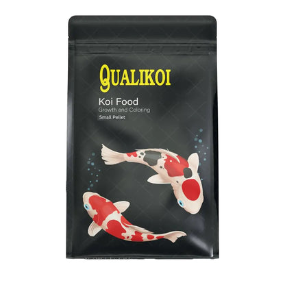 Qualikoi Koi Fish Food [4.4 lb] Growth and Color Enhancer Koi Food Koi Pond Fish Food Goldfish Food Pellets for Vibrance Live Fish High Protein Koi Food Floating Small Fish Food Pellets