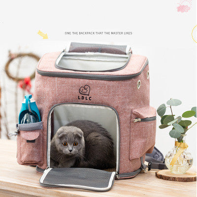 Multifunctional Portable Cat Backpack Pet Bag