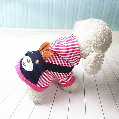 Chic Striped Dog Outfits