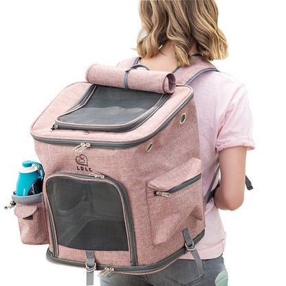 Multifunctional Portable Cat Backpack Pet Bag