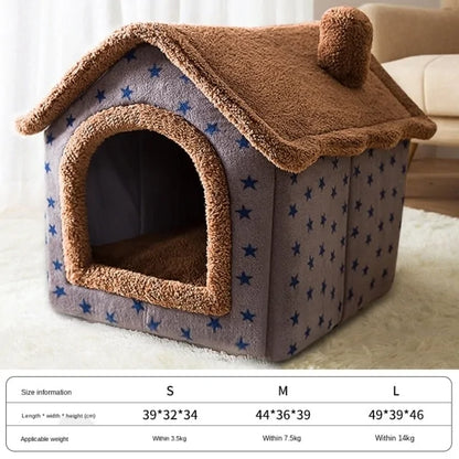 Foldable Deep Sleep Pet House