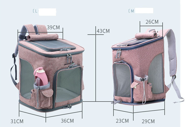 Multifunctional Portable Cat Backpack Pet Bag