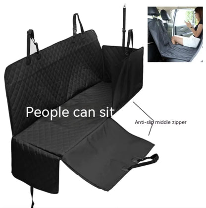 Pet Travel Rear Seat Cushion with Dog Toilet