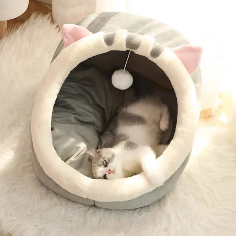 Sweet Cat Bed Warm Pet Basket (Code: 125)