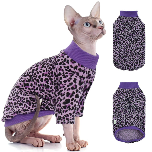 Sphynx SoftCotton Tee: Comfy & Protective Cat Vest