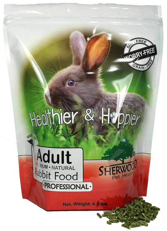 Sherwood Natural Rabbit Food Adult 4.5 lbs - Alfalfa, Grain-Free