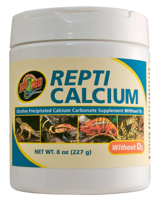 Zoo Med Reptile Calcium without Vitamin D3 8-Ounce