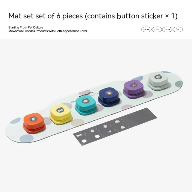 PetChat Button 9 Colors Recordable