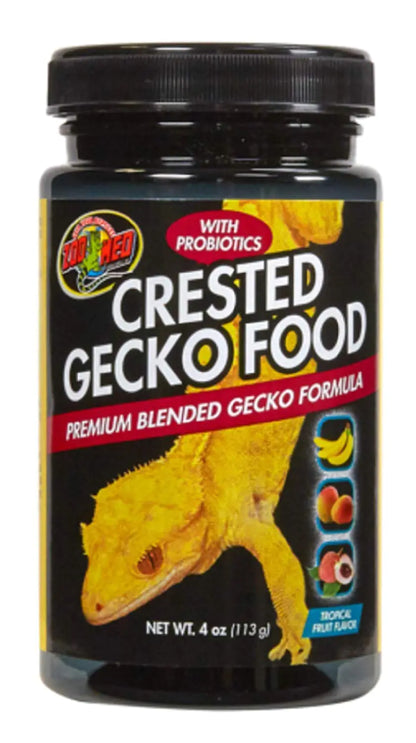 Zoo Med Crested Gecko Food - Tropical Fruit Flavor 4 oz (113 g) - Pack of 2