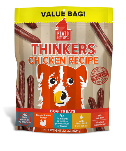 Plato Pet Treats Natural Pet Treats Chicken 22 oz