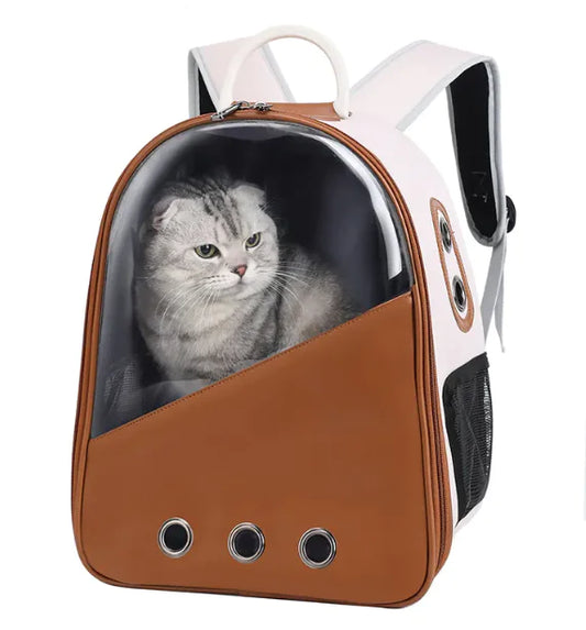 Bolsa de transporte versátil para gatos de PU