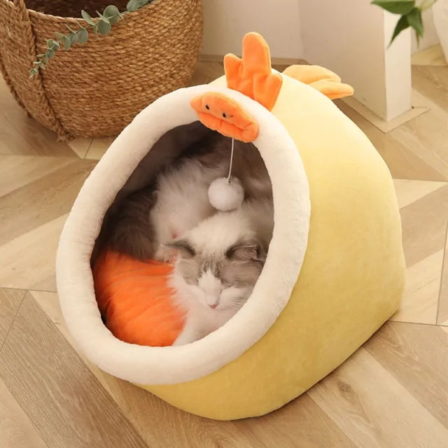 Sweet Cat Bed Warm Pet Basket (Code: 125)