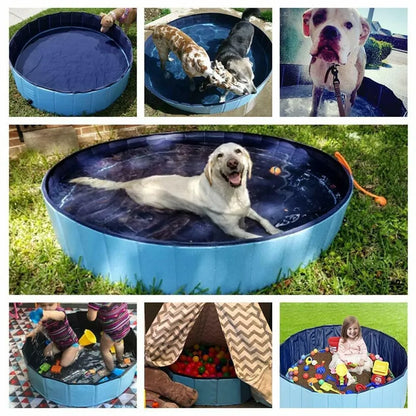 Piscina plegable para baño de mascotas