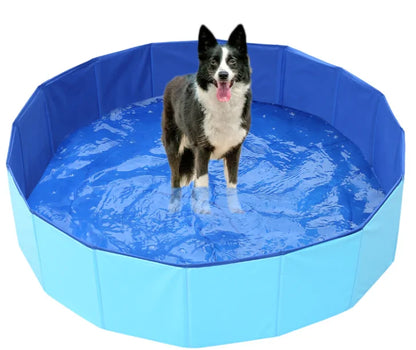 Piscina plegable para baño de mascotas