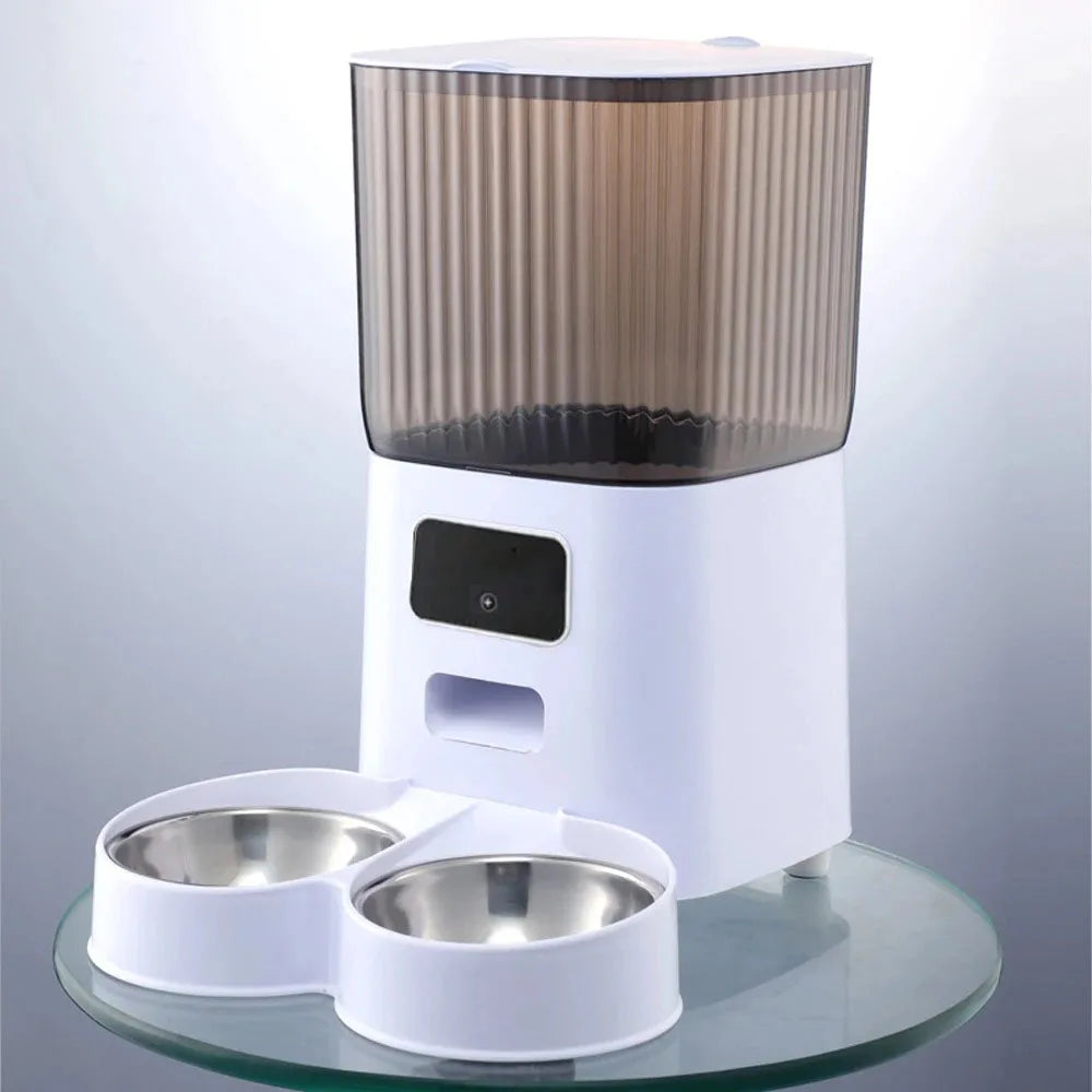 5L Double Bowls Smart Automatic Pet Feeder With Camera