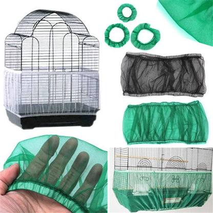 Adjustable Bird Cage Net Cover