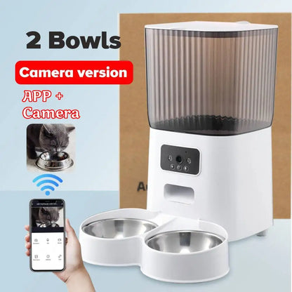 5L TuYa Smart WiFi APP Camera Automatic Pet Feeder