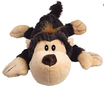 KONG Cozie Ali the Alligator & Funny Monkey Dog Toy