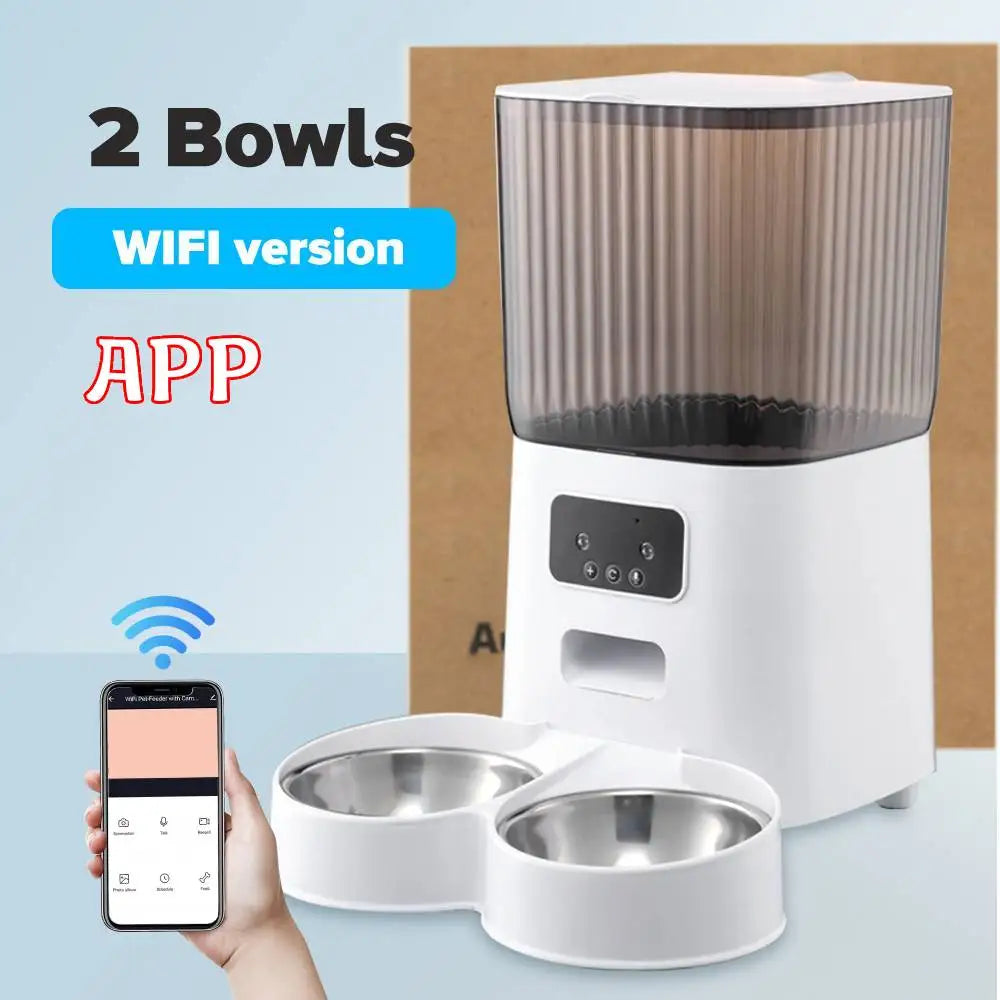 5L TuYa Smart WiFi APP Camera Automatic Pet Feeder