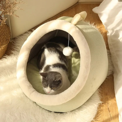 Sweet Cat Bed Warm Pet Basket (Code: 125)