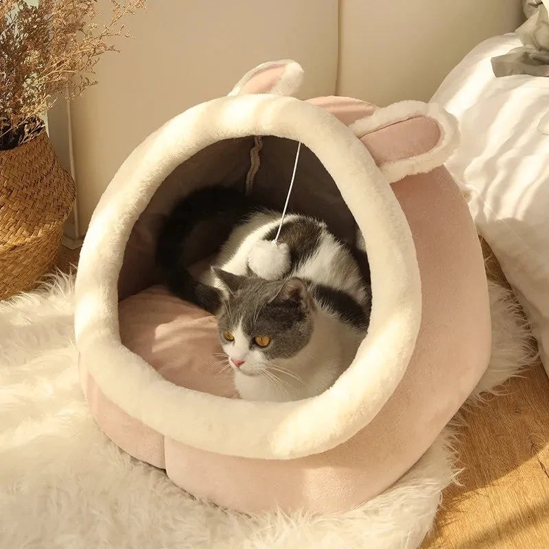 Sweet Cat Bed Warm Pet Basket (Code: 125)