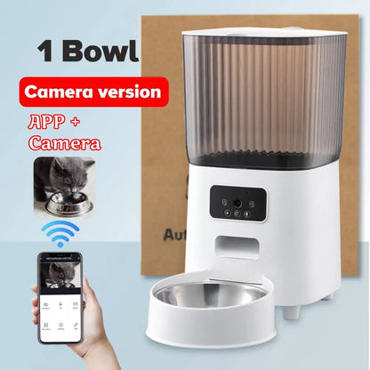 5L TuYa Smart WiFi APP Camera Automatic Pet Feeder