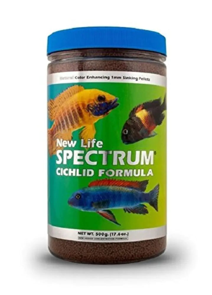 New Life Spectrum Cichlid Formula 1mm Sinking Freshwater Pet Food 500gm