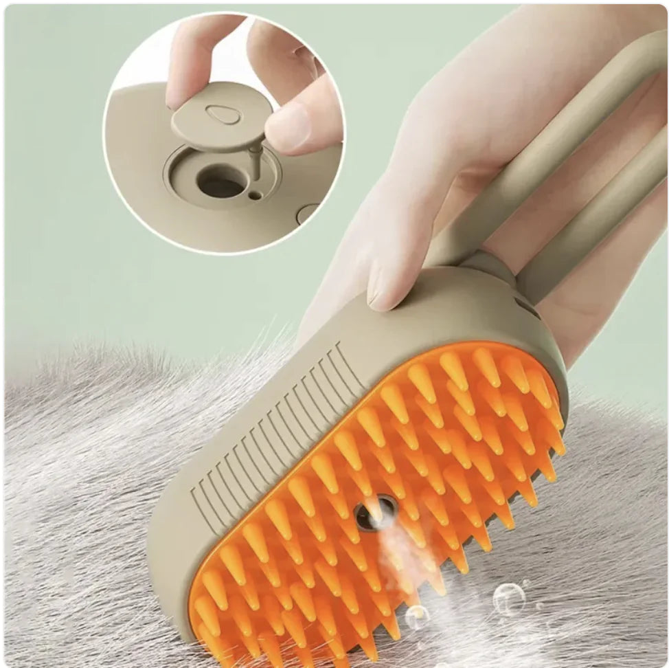 3-in-1 Steam Pet Brush