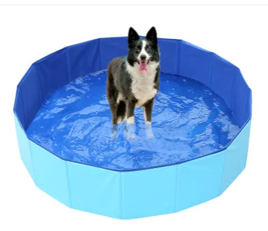 Piscina plegable para baño de mascotas