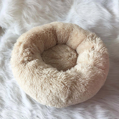 Plush Round Dog Bed