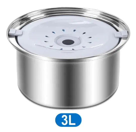 Stainless Steel Large Capacity Floating Pet Bowl