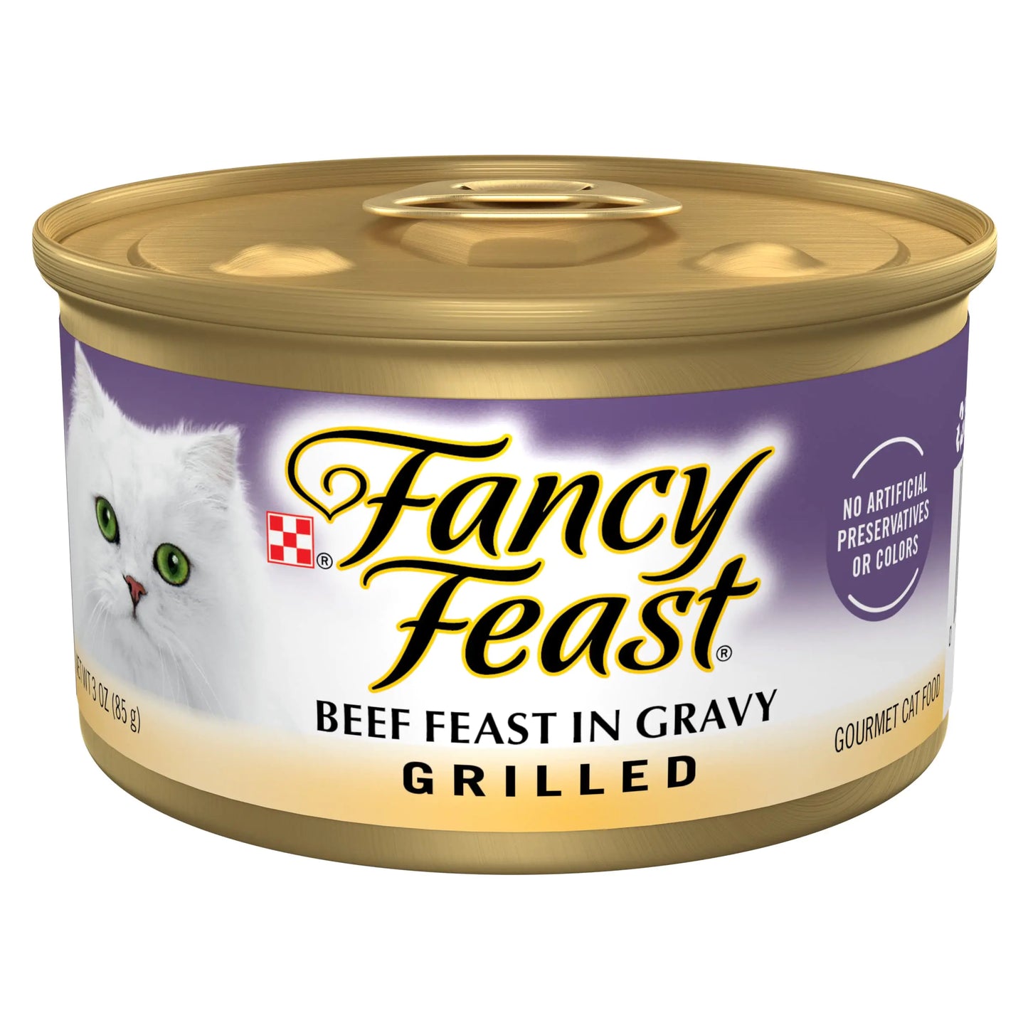 Purina Fancy Feast Grilled Beef Gravy Delight - 24 Pack 3 oz. Cans