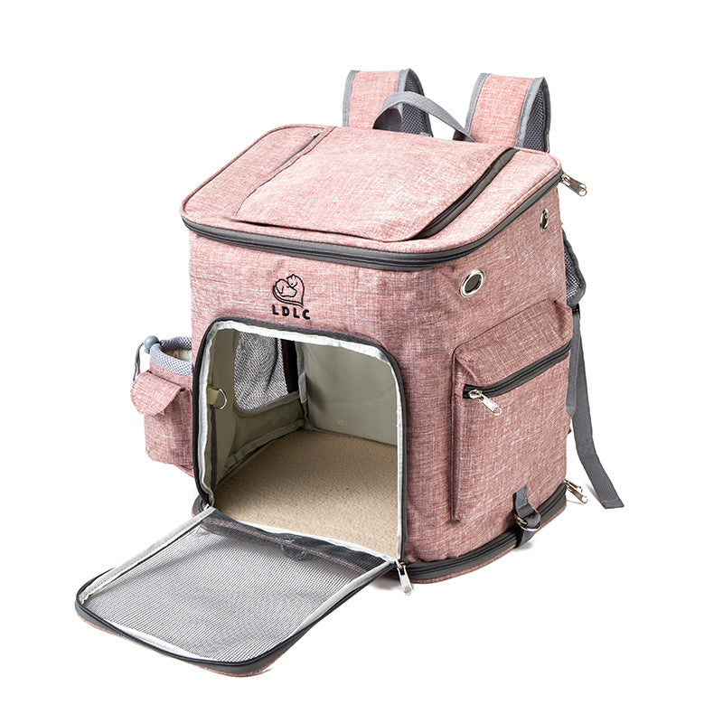 Multifunctional Portable Cat Backpack Pet Bag