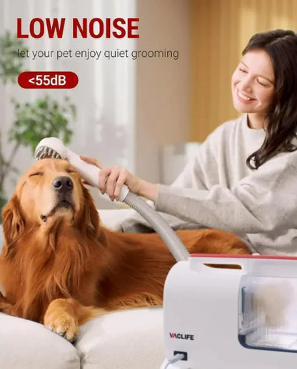 All-In-One Quiet Pet Grooming Vacuum Kit