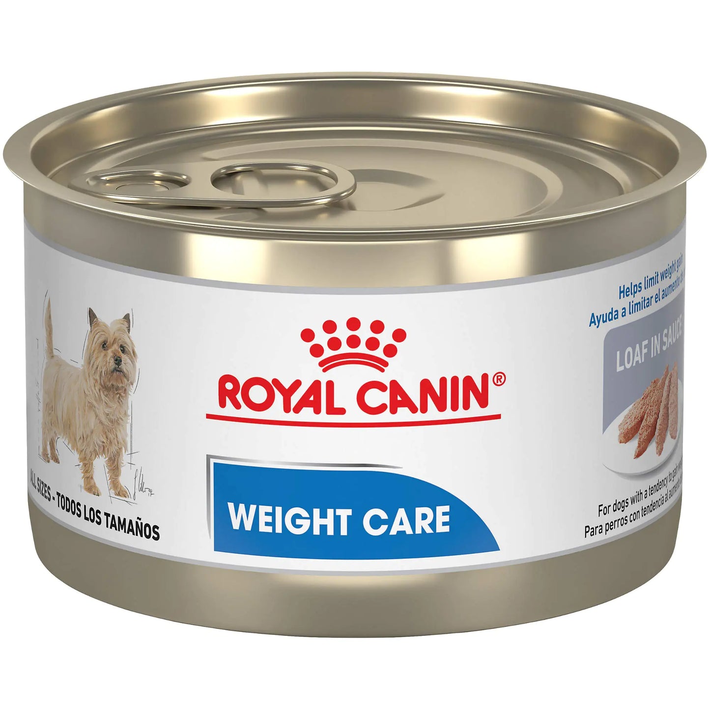 Royal Canin Weight Care Loaf in Sauce Wet Dog Food 5.2 oz can (24-count)