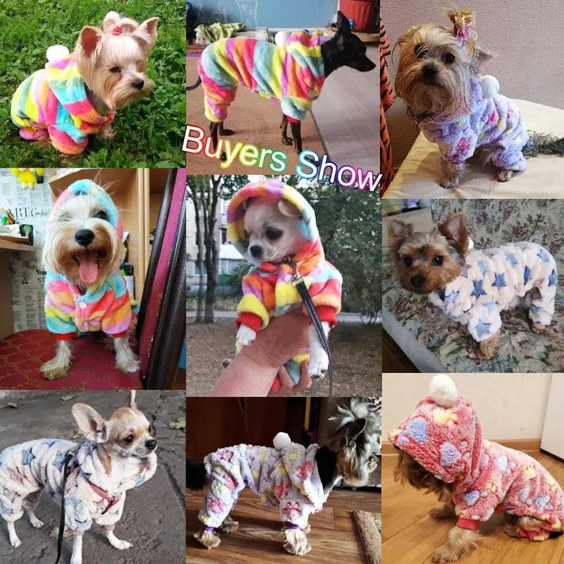 Dog Clothes Pajamas Fleece ( Buy 2 Get 2 Free)