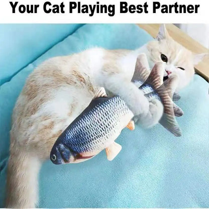 Animated Catnip Fish Toy