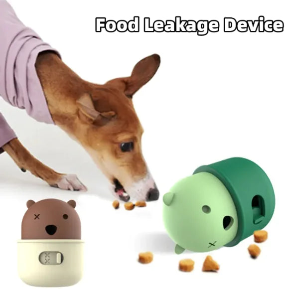 Interactive Rubber Food Feeder Ball for Pets