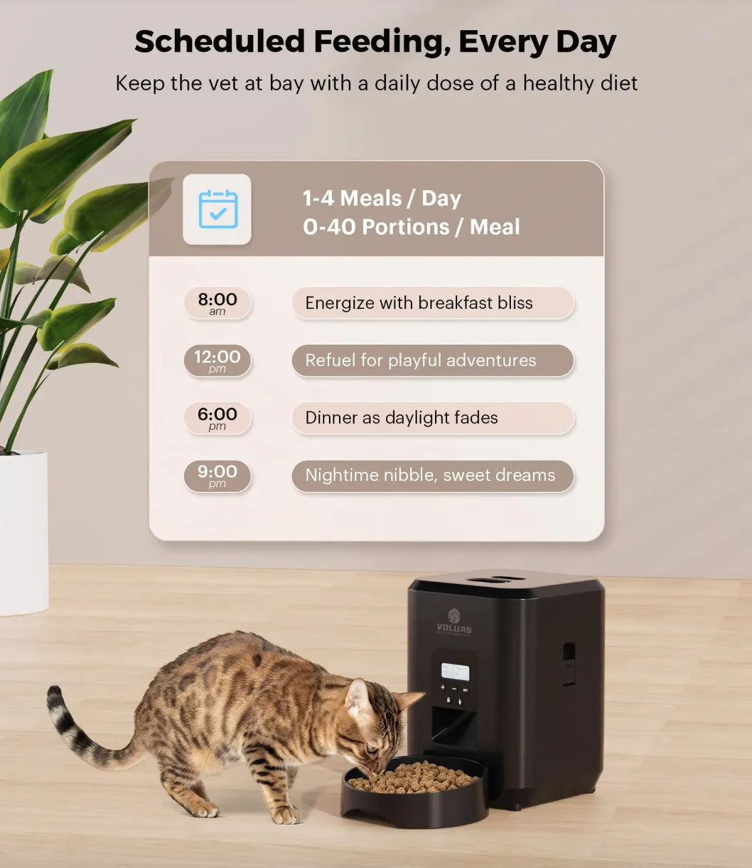 VOLUS Smart Automatic Pet Feeder