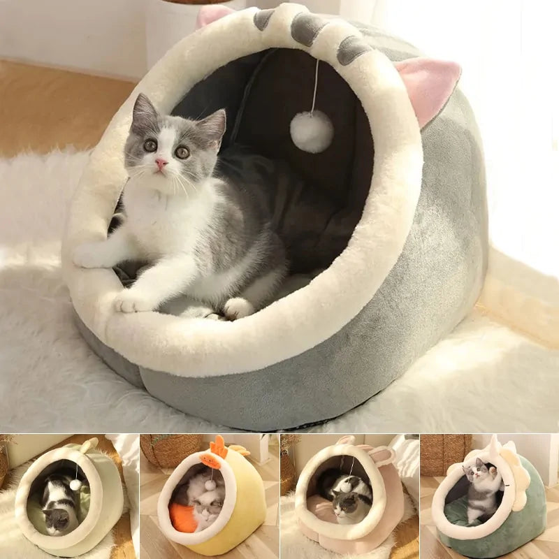 Sweet Cat Bed Warm Pet Basket (Code: 125)