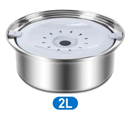 Stainless Steel Large Capacity Floating Pet Bowl