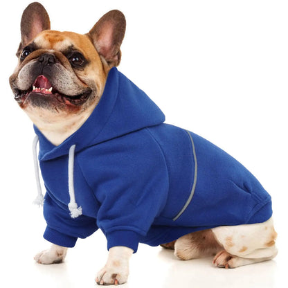 CozyCanine Reflective Hoodie with Leash Hole